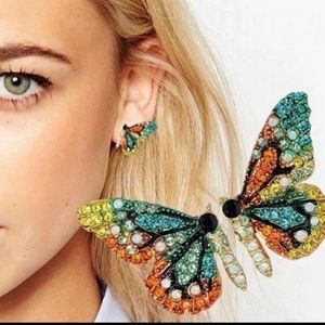 NWT butterfly earrings